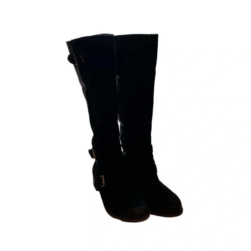 UGG Cydnee Suede Riding Boot Women Size 7